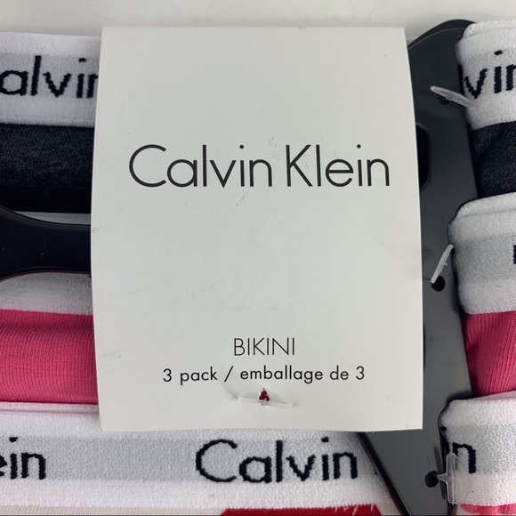 Calvin Klein NWT Valentine Bikini Panties 3-Pack, Medium - Picture 5 of 7